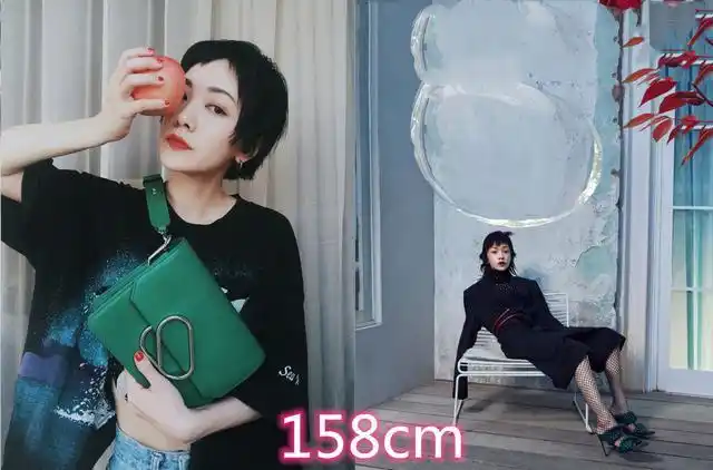 身高没到160cm的女星,赖美云153,鞠婧祎159,最后真没想到!