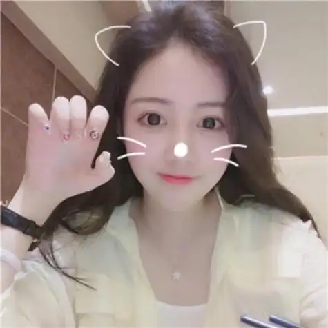 萌萌哒小可爱长发女生头像