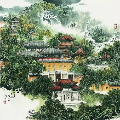 古建-花瓣网|陪你做生活的设计师 | 国画中的江南园林