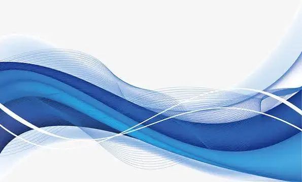 蓝色曲线素材图案