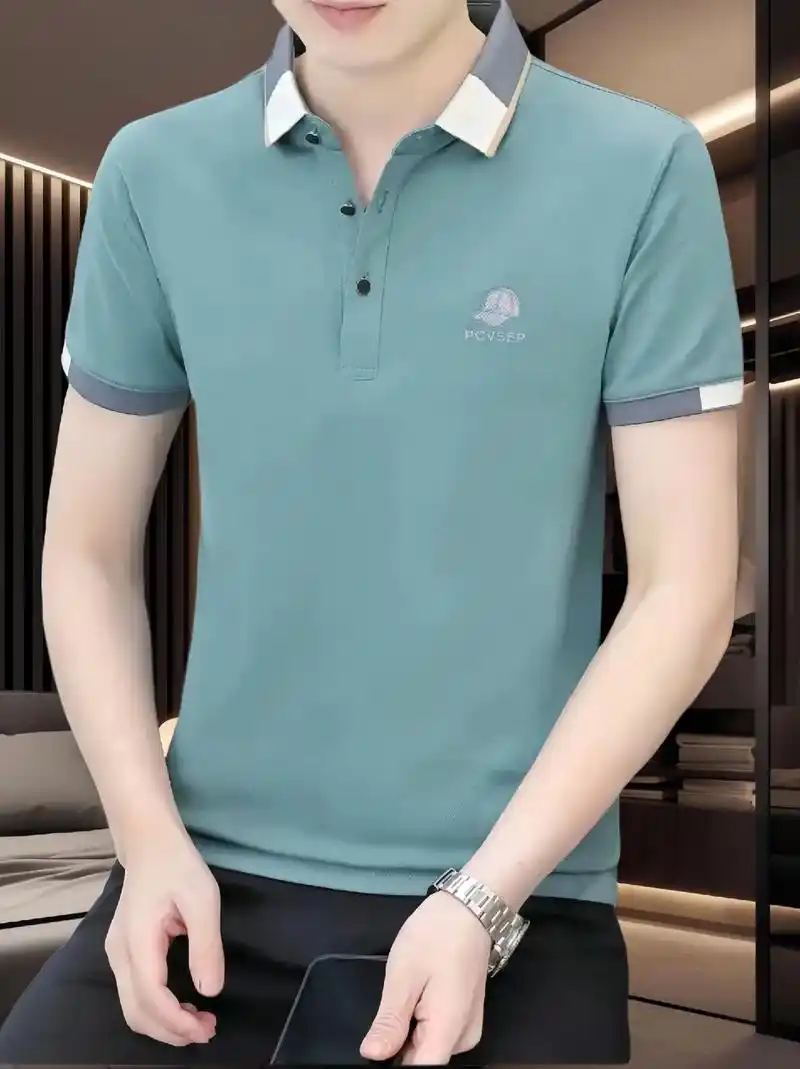 男士短袖polo衫潮流半袖!今年流行款.不仅复古还帅气!