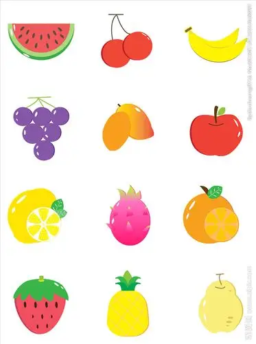 矢量水果大全图片
