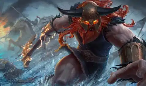 lol英雄联盟狂战士奥拉夫皮肤6