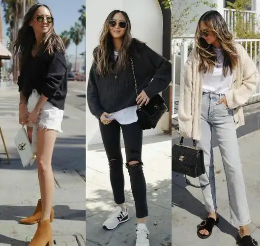 春夏季节,时尚博主穿搭:成为行走的衣架子,穿得精致又舒适