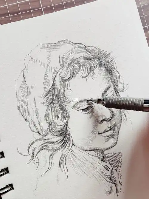 拿起铅笔来画画(绘画过程)