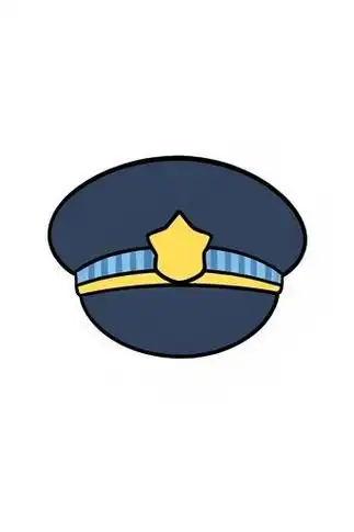 🎨警帽简笔画✨