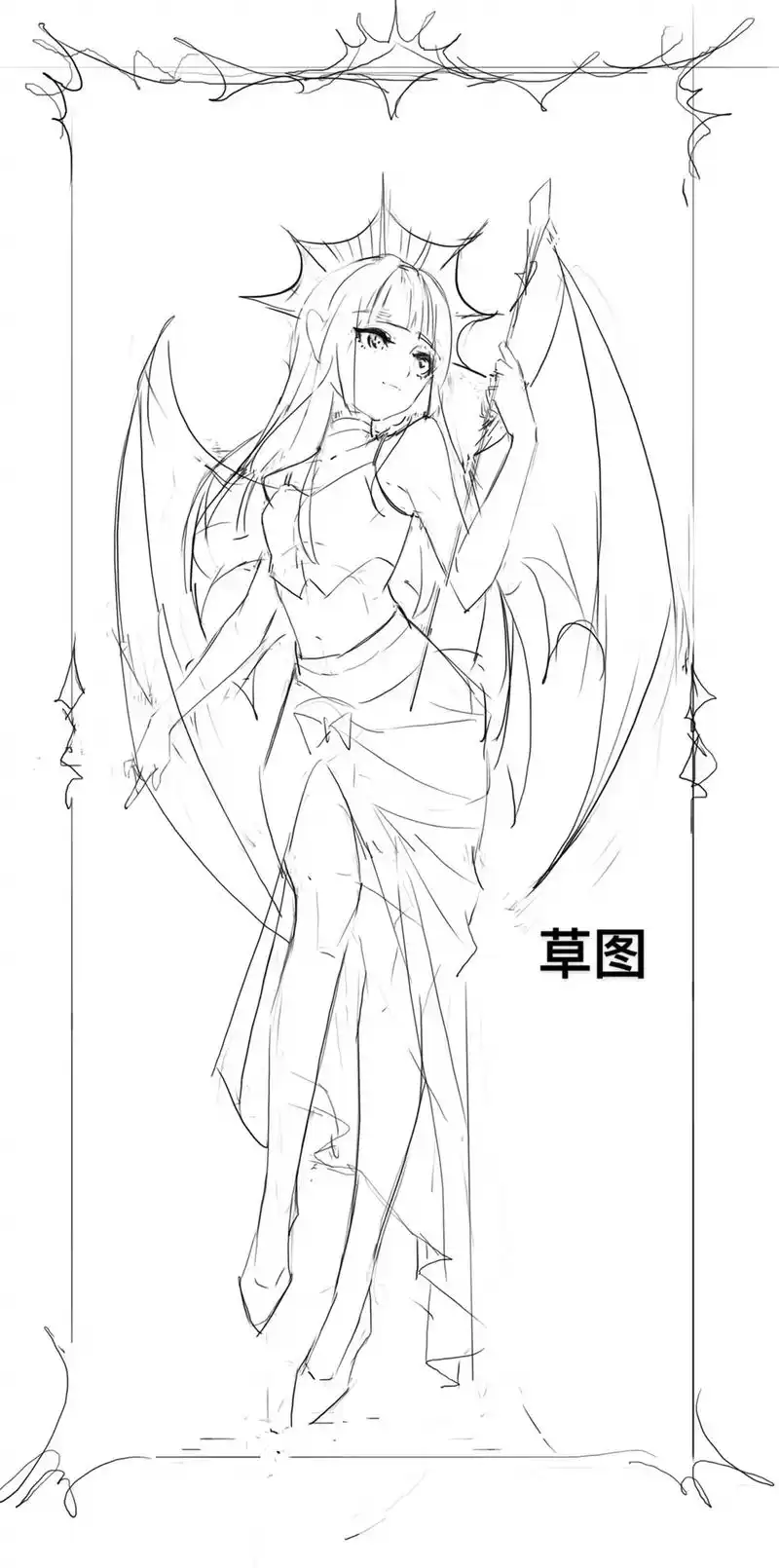 将好友设计成二次元角色过程分享#二次元  #绘画过程 - 抖音