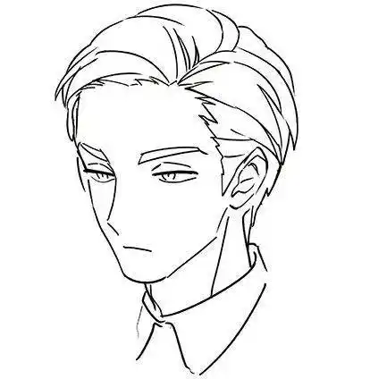 教你漫画男生背头发型画法!教程非常简单,赶紧来看