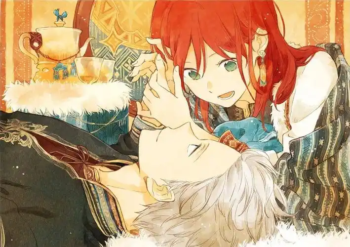 「赤发白雪姬」连载杂志「lala」创刊45周年纪念新绘