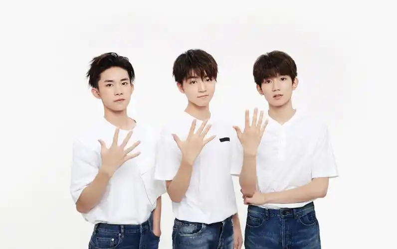 tfboys五周年帅气写真图片