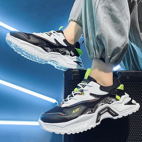 mvpboy男鞋2024新款老爹鞋男潮流百搭软底运动休闲鞋学生透气鞋子男潮