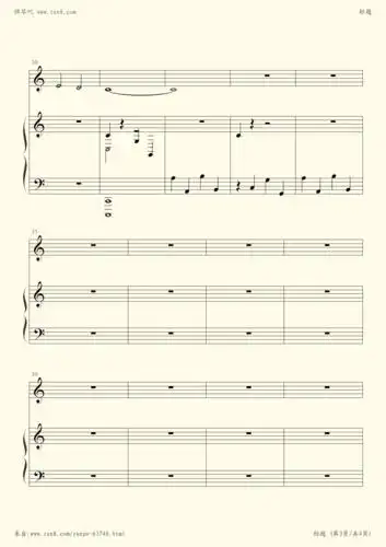 钢琴谱 - 8