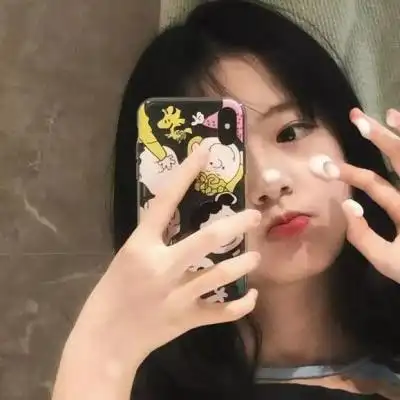 超好看的手机挡脸女头像