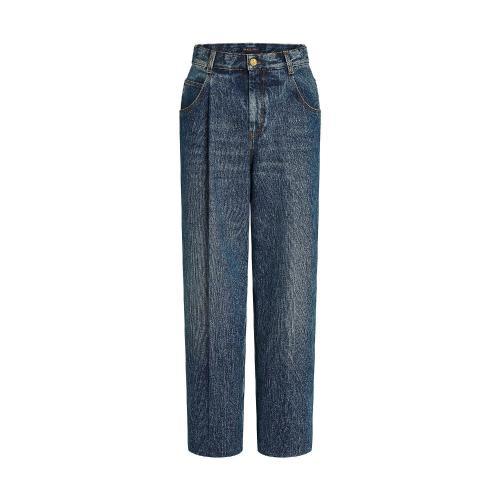 【包邮包税】 lv路易威登 21年秋冬 男士 牛仔裤 阔腿牛仔裤 1a96vg