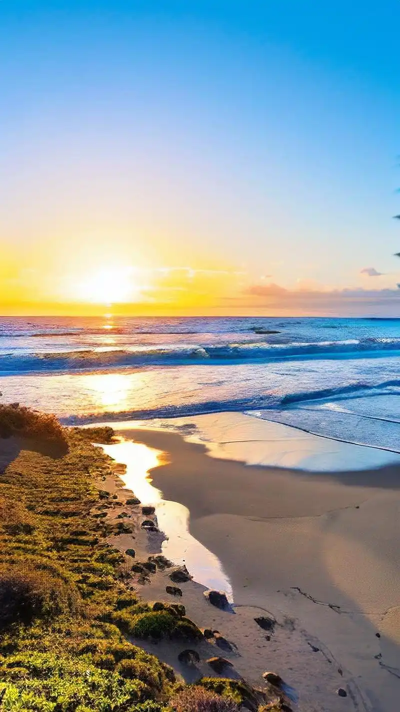 欧美夏威夷海滩壁纸🏖️🌴 想感受夏威夷海滩的浪漫与自由吗?
