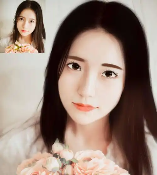 大家可能在网上看到过 很多人会专门找人画头像,把自己的照片发给卖