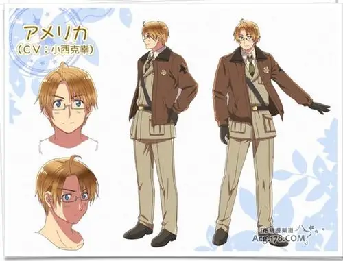 求黑塔利亚人设图!