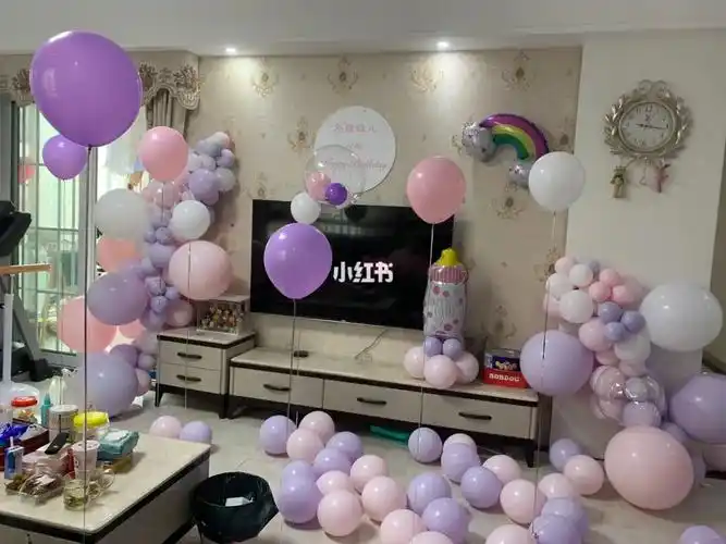 家里布置l生日小场景