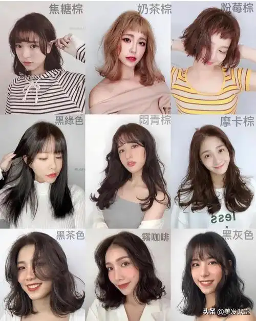 染头发都有什么颜色的(染发颜色有哪些)