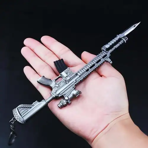 游戏绝地求生周边m416突击步枪模型玩具合金武器兵器桌面摆件