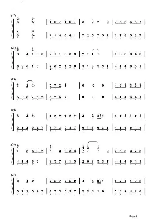 走在冷风中简谱  刘思涵-爱是等待是细水长流2