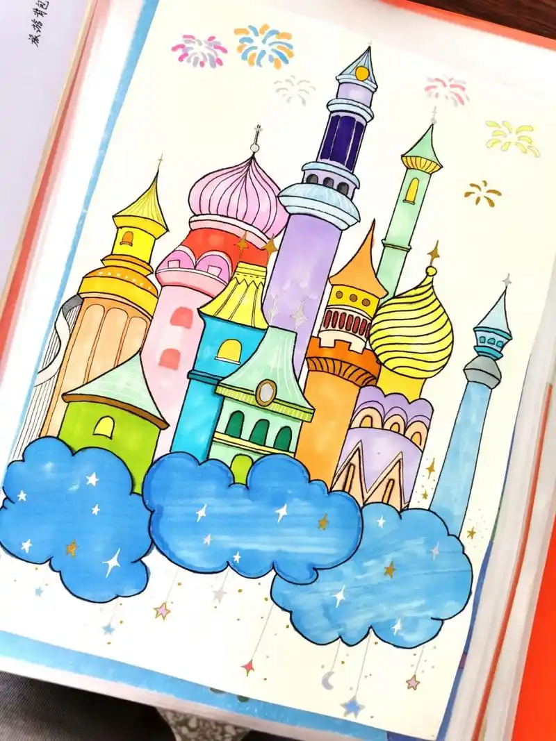 城堡儿童画～ 城堡儿童画