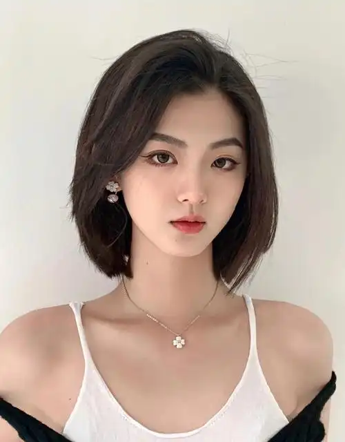 感十足自然百搭减龄瘦脸头发蓬松后颅顶增高脸型自然有气质#今日发型