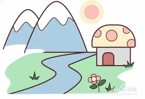 家乡简笔画教程