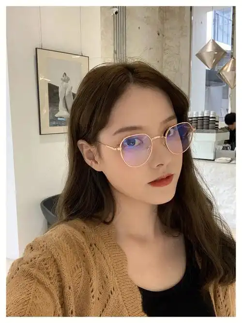 jennie吴昕同款素颜超轻近视眼镜女网红gm