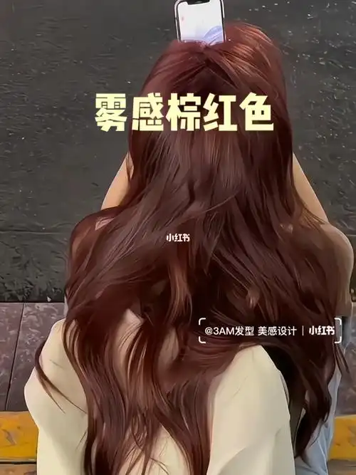 染完被同事染赞不绝口的60雾感棕红色