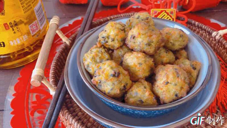 最香的外婆菜——团团圆圆炸丸子