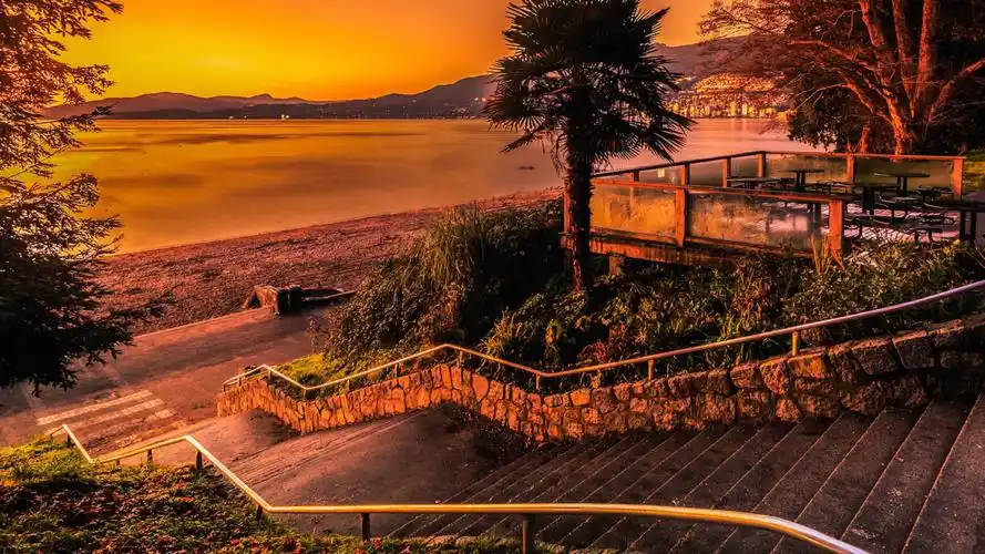 美国温哥华第三海滩风景图片1280x720分辨率下载,美国温哥华第三海滩