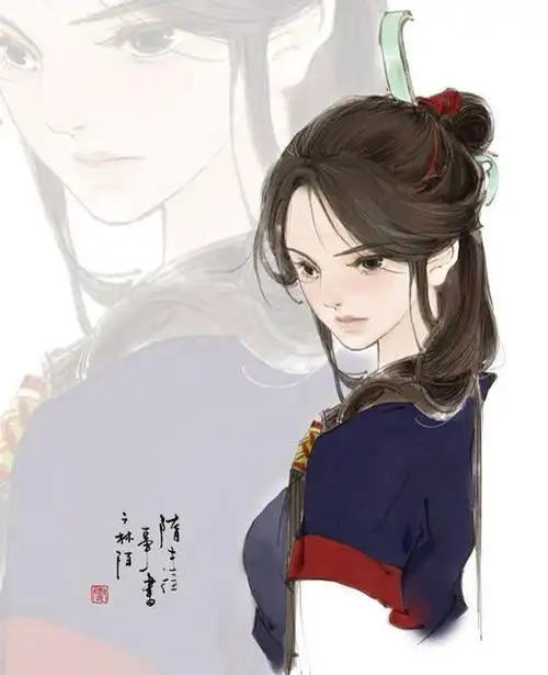 【古图专帖】——『美女系列』——黑衣女子_古风图片吧_百度贴吧