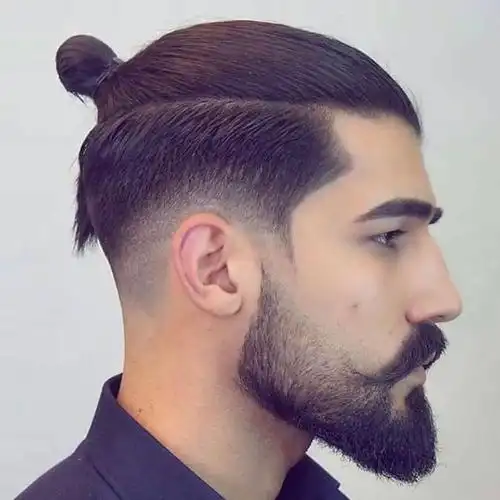 男士"丸子头"发型帅气迷人,夏天留一款,时尚,绅士,显精神