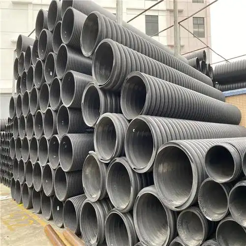 联塑克拉管hdpe增强缠绕结构壁b型管dn300sn8厂提直发广东总经销