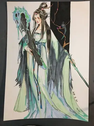 古风马克笔练习