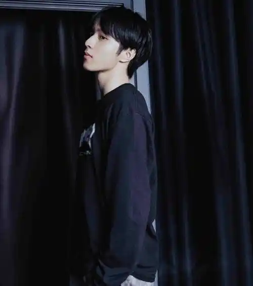 刘耀文暗夜侧颜随拍_颜四_卫衣_宫格