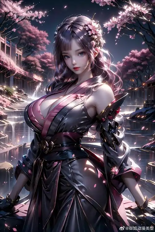 竖屏高清壁纸 粉嫩暗黑陈樱儿 国漫女神