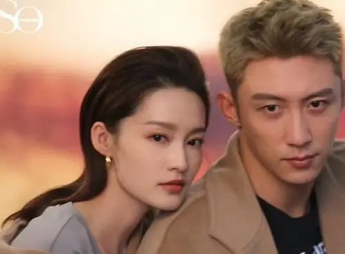 黄景瑜李沁合体拍大片2人cp感比电视剧强太多女主大背头好酷