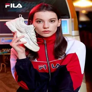 fila官网 斐乐女鞋 ray系列跑步鞋高圆圆同款老爹鞋女复古跑鞋简约ins