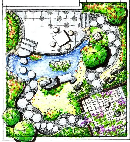 一系列手绘水景图-土木在线论坛