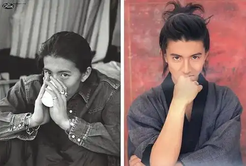 他不像木村拓哉那样,是一个纯粹的娱乐圈动物,知道自己帅,更会耍帅.