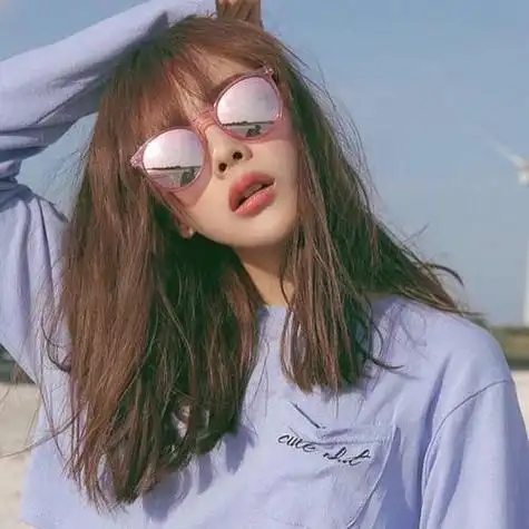 希望你们会喜欢剪刀手头像可爱女生阳光图扣扣图头像女漂亮好看