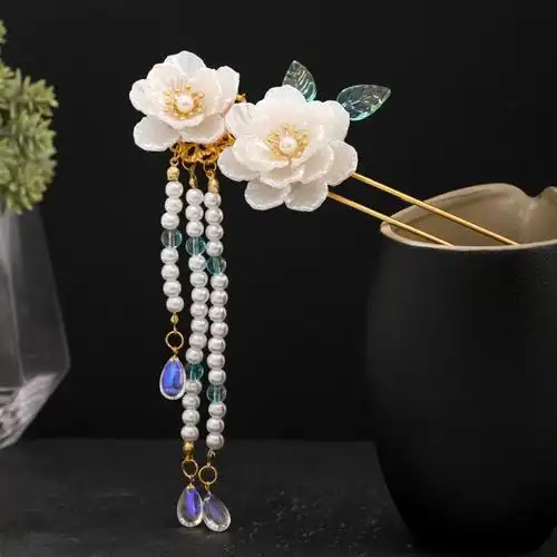 汉服古风发饰新款步摇发簪古代流苏钗子少女古典盘发簪子古装配饰