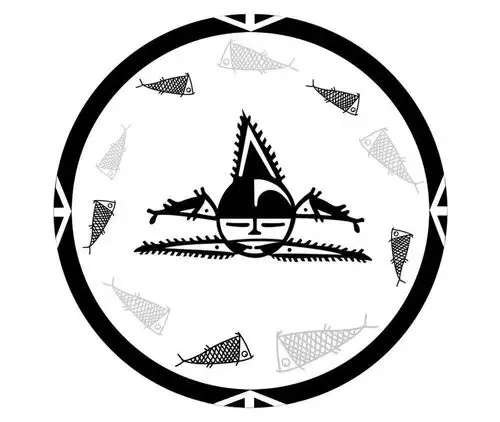 每日一宝人面鱼纹彩陶盆华夏文明原始社会的图腾