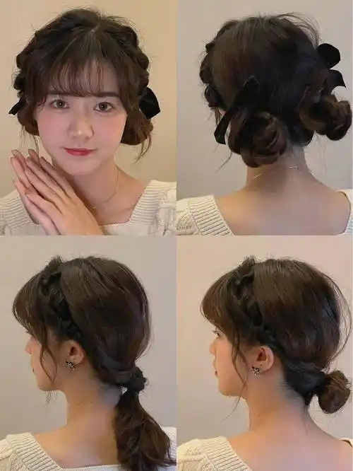 最适合圆脸的3款扎发这样扎巨显脸小