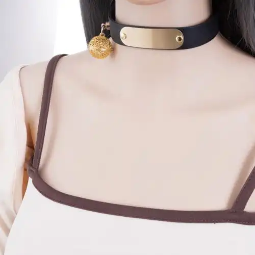 定制蒖皮人用人戴牵引狗牌女手工外出颈环女 粉蓝色(蓝边)项圈 牵引绳