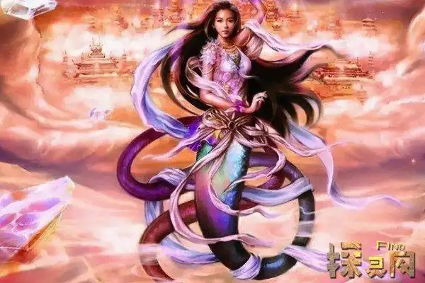 女娲图片真身吓人,人首蛇神的形象(神话中的虚构人物) — 探灵网