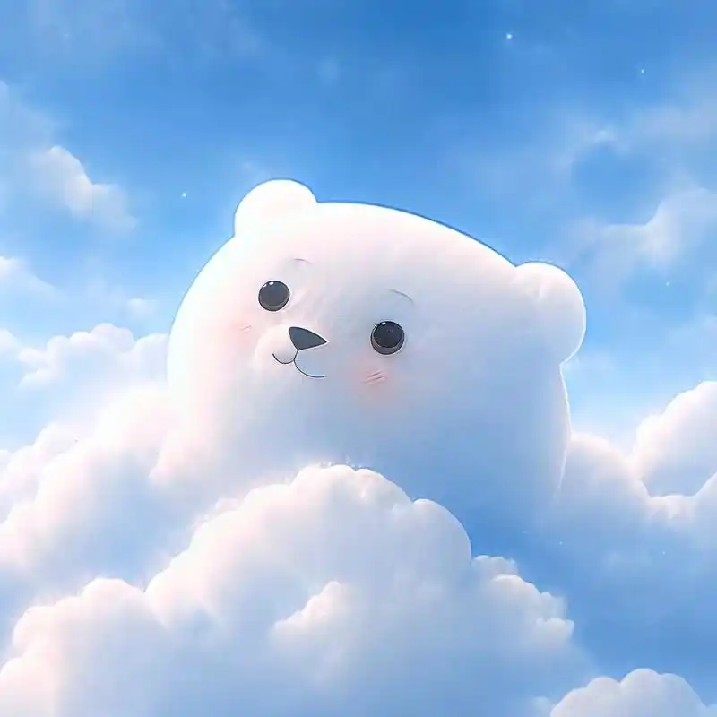 棉花糖的口感.#小众头像 #沙雕头像 #漫画头像 #云朵头像 - 抖音