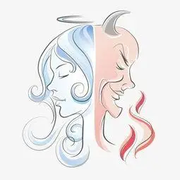 天使和恶魔简笔画 天使和恶魔简笔画怎么画